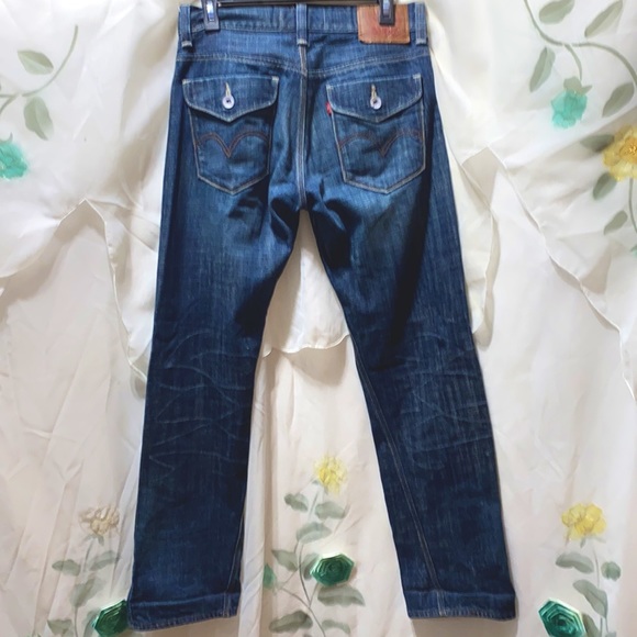 MEN’S LEVI STRAUSS & CO LEVI’S SLIM STRAIGHT 514 BLUE DENIM JEANS SZ W 30/L30 - Picture 2 of 14